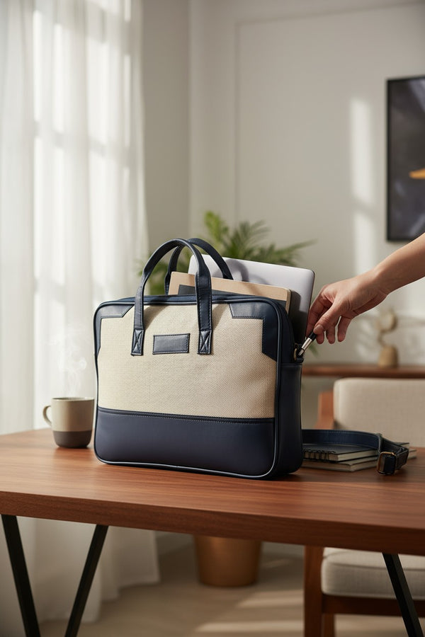 Eco-Friendly Jute Laptop Bag - Sustainable Protection for Your Tech - Image 9