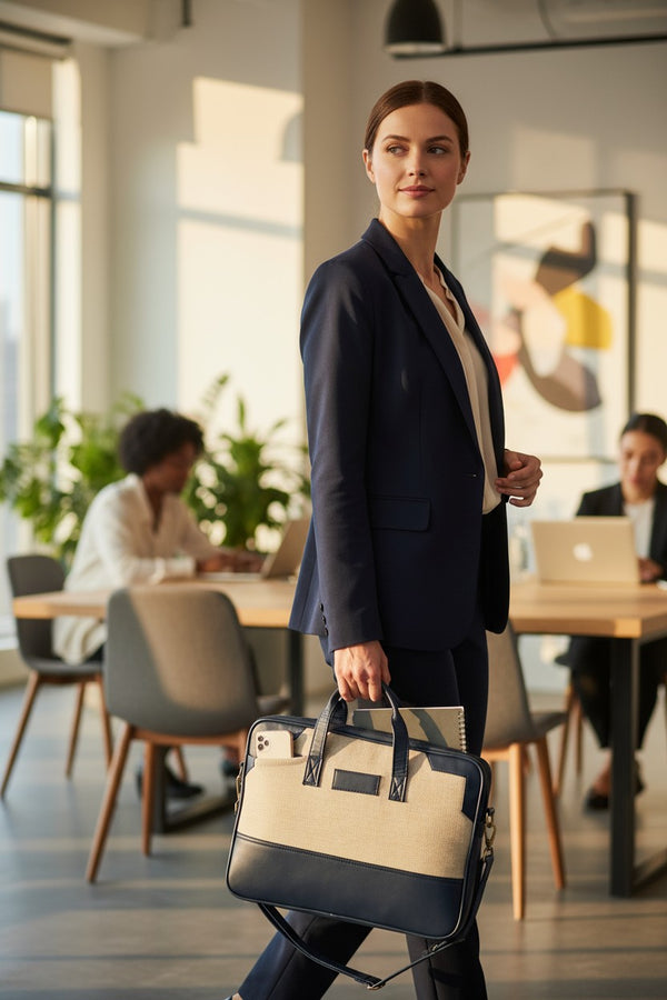 Eco-Friendly Jute Laptop Bag - Sustainable Protection for Your Tech - Image 7