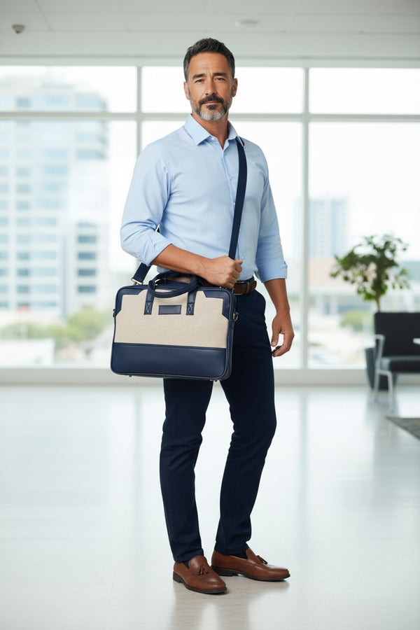 Eco-Friendly Jute Laptop Bag - Sustainable Protection for Your Tech - Image 4